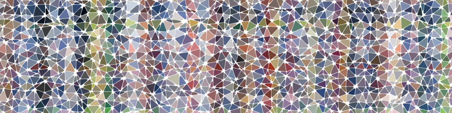 Abstract Low Polygon gradient Generative Art background illustration