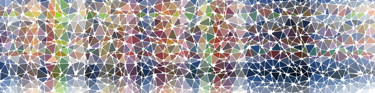 Abstract Low Polygon gradient Generative Art background illustration