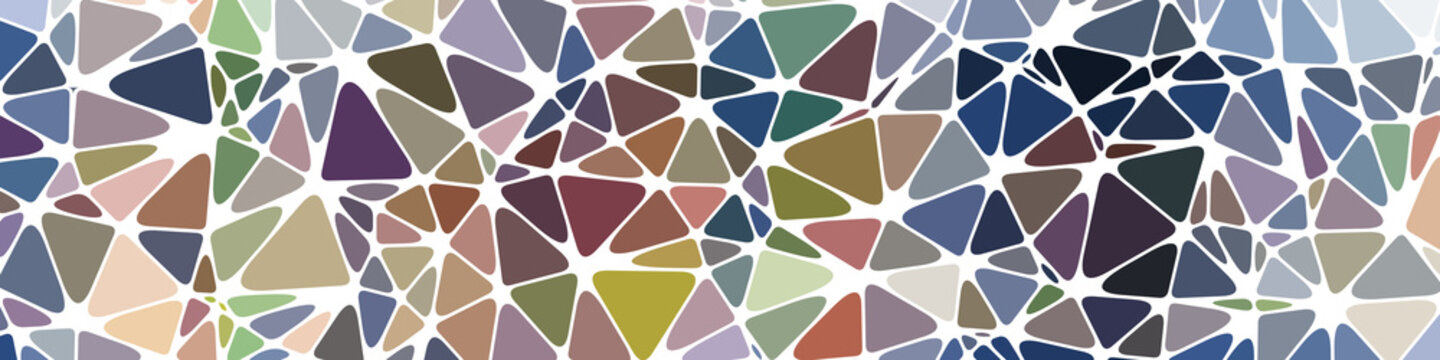 Abstract Low Polygon gradient Generative Art background illustration