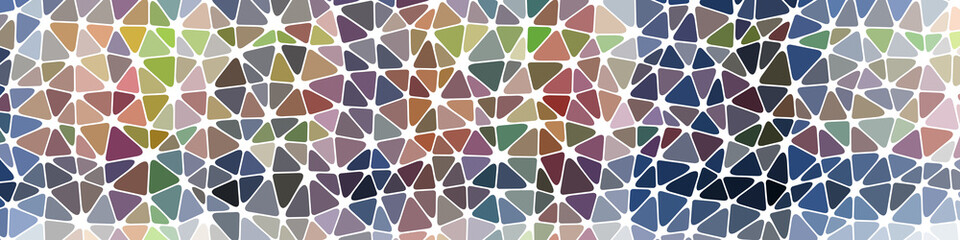 Abstract Low Polygon gradient Generative Art background illustration