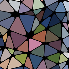 Fototapeta premium Abstract Low Polygon gradient Generative Art background illustration