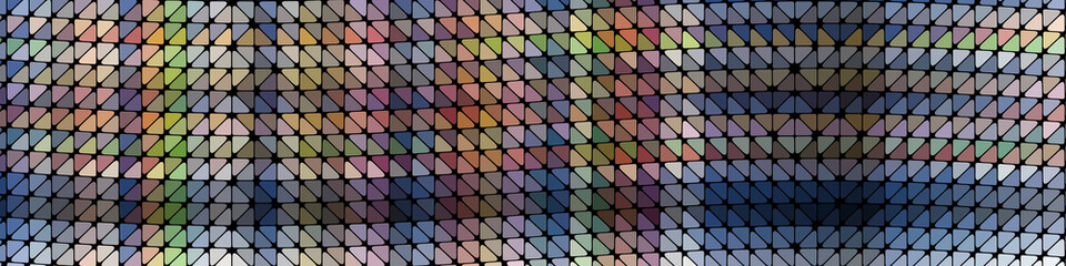 Abstract Low Polygon gradient Generative Art background illustration