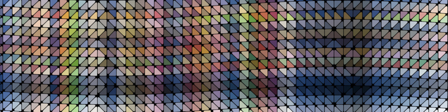 Abstract Low Polygon gradient Generative Art background illustration