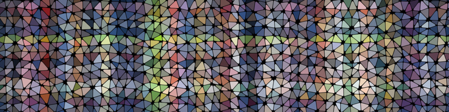 Abstract Low Polygon gradient Generative Art background illustration