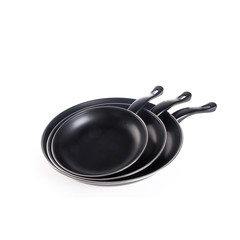 pan or metal frying pan on a background new.