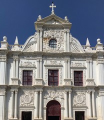 Diu, Gujarat/India - April 1, 2018 : St. Paul's Church Diu