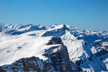 Ifen - Walsertal - Panorama - Blick - Winter
