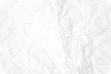 Paper texture Crumpled White.Top view.