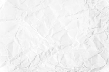 Paper texture Crumpled White.Top view.