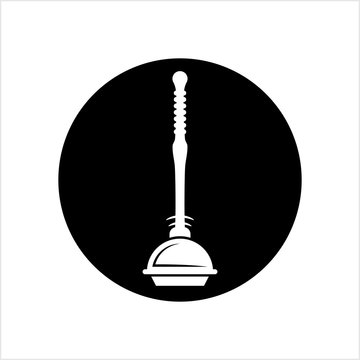 recommend clip art: Plunger Icon, Suction Drain Cleaning Tool