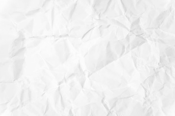 Paper texture Crumpled White.Top view.