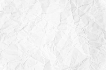 Paper texture Crumpled White.Top view.