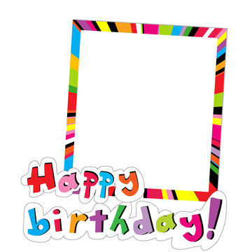 Simple frame with Happy birthday