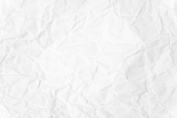 Paper texture Crumpled White.Top view.