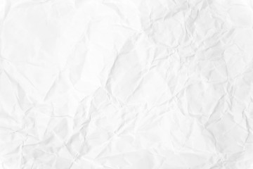 Paper texture Crumpled White.Top view.