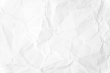 Paper texture Crumpled White.Top view.