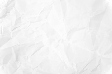 Paper texture Crumpled White.Top view.