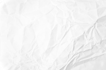 Paper texture Crumpled White.Top view.