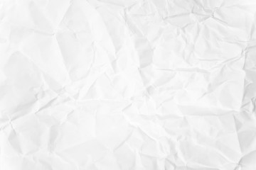Obraz premium Paper texture Crumpled White.Top view.