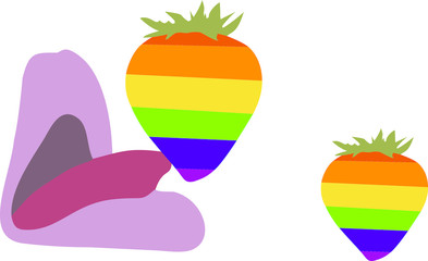 LGBT symbolism, rainbow flag, good as you, vector