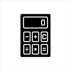 Calculator Icon, Calculator Keypad Sign