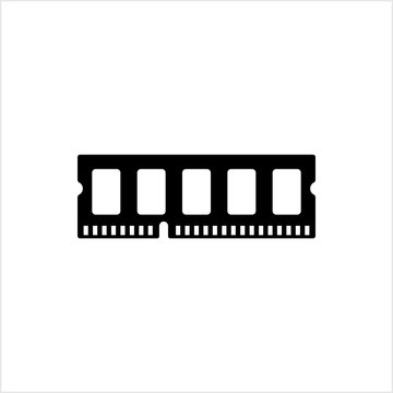 black ram stick icon on white clip art preview