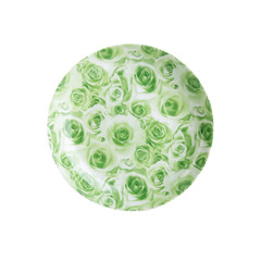 plate or hand painted plate on a background new.