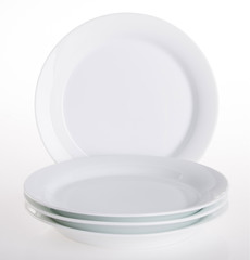 plate or empty plate on a background new.
