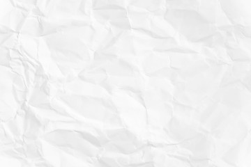 Paper texture Crumpled White.Top view.