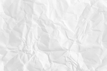 Paper texture Crumpled White.Top view.