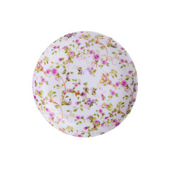 plate or hand painted plate on a background new.