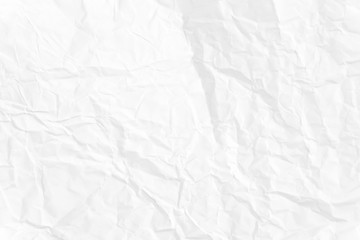 Paper texture Crumpled White.Top view.