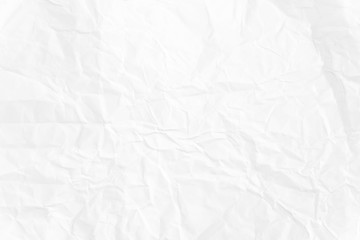 Paper texture Crumpled White.Top view.