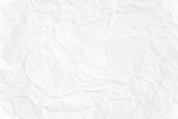 Paper texture Crumpled White.Top view.