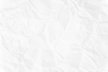 Paper texture Crumpled White.Top view.