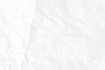Paper texture Crumpled White.Top view.