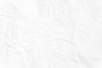 Paper texture Crumpled White.Top view.