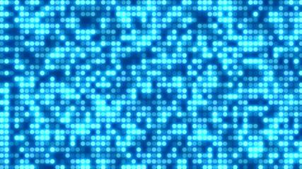Fototapeta premium Dot white blue pattern screen led light gradient texture background. Abstract technology big data digital background. 3d rendering.