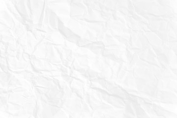 Paper texture Crumpled White.Top view.
