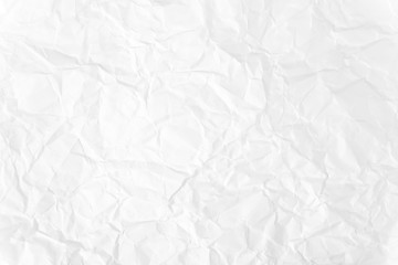Paper texture Crumpled White.Top view.