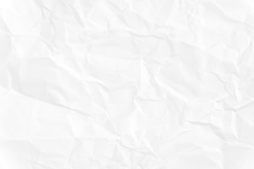 Paper texture Crumpled White.Top view.