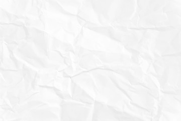 Paper texture Crumpled White.Top view.