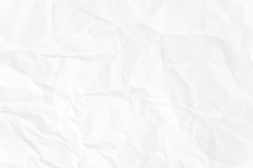 Obraz premium Paper texture Crumpled White.Top view.