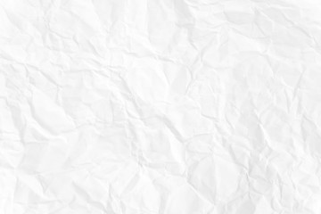 Paper texture Crumpled White.Top view.