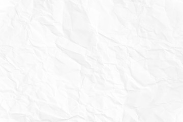 Paper texture Crumpled White.Top view.