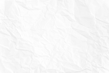 Paper texture Crumpled White.Top view.