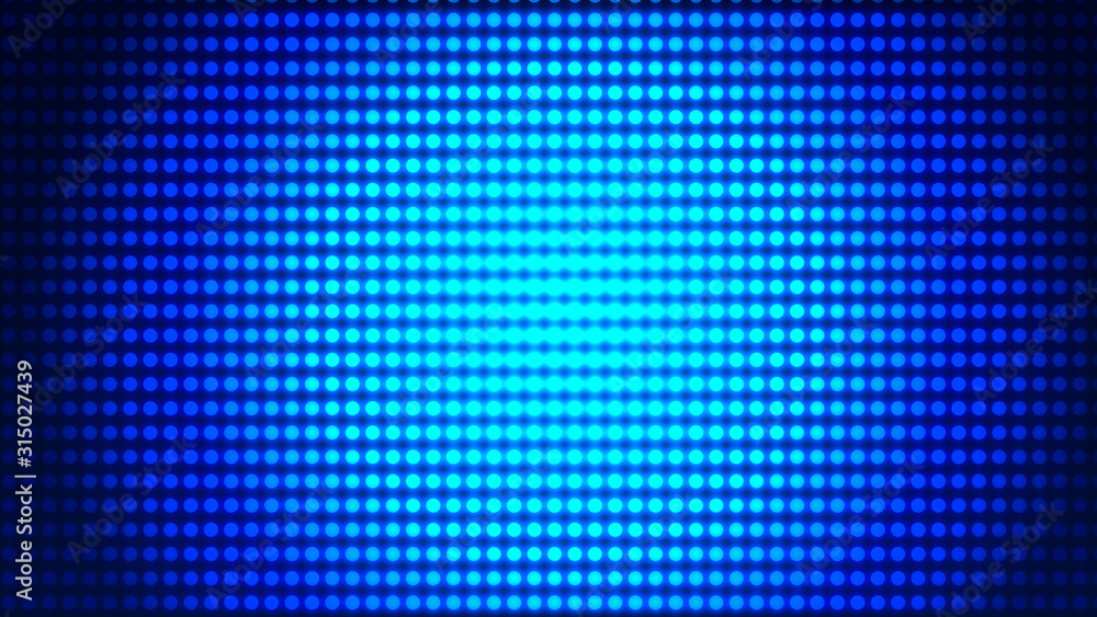 Poster dots white blue pattern screen led light gradient texture background. abstract technology big data d