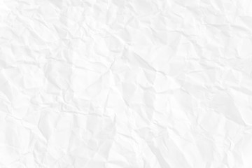 Paper texture Crumpled White.Top view.