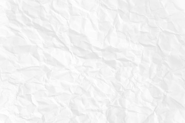 Paper texture Crumpled White.Top view.