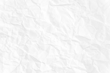 Paper texture Crumpled White.Top view.